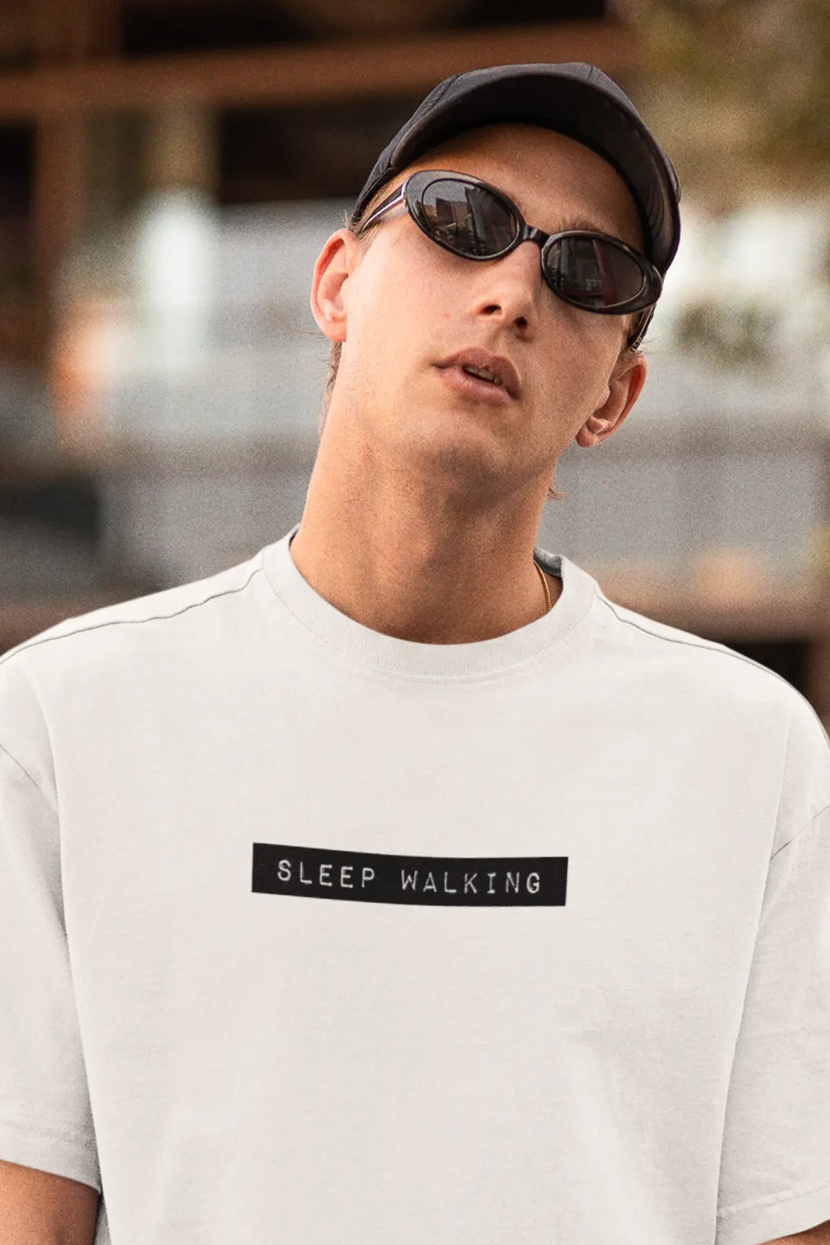 Oversized T-Shirt: Sleep Walking
