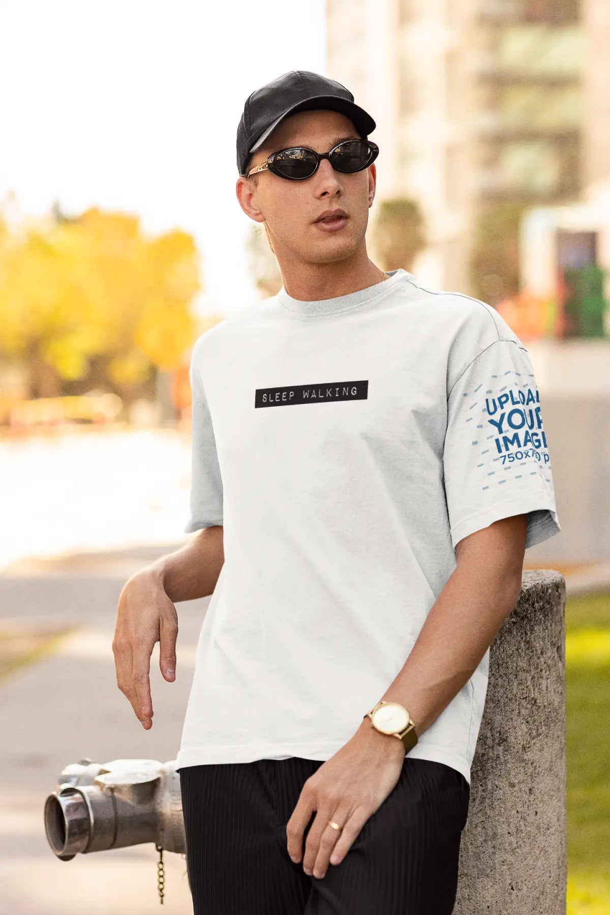 Oversized T-Shirt: Sleep Walking
