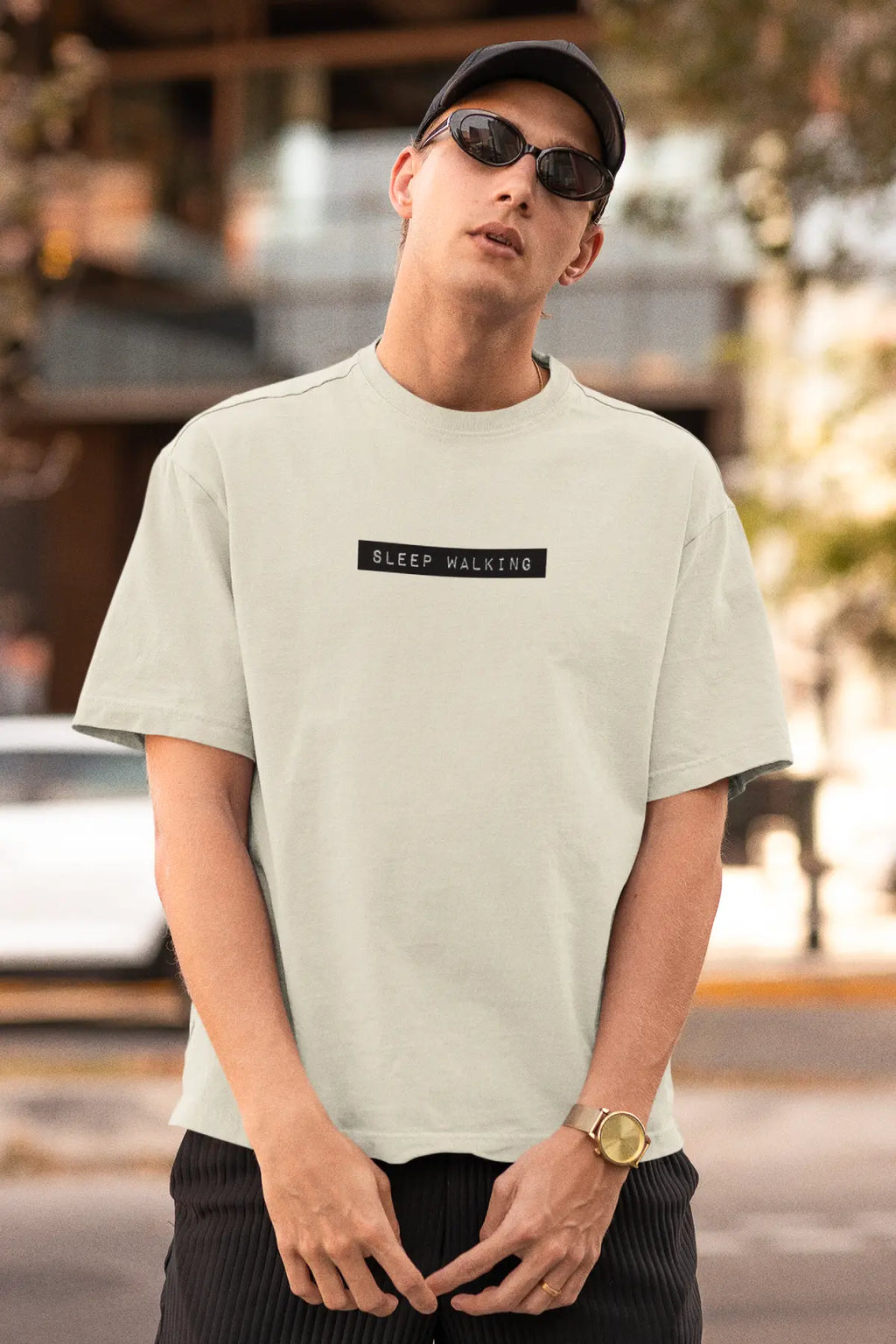 Oversized T-Shirt: Sleep Walking