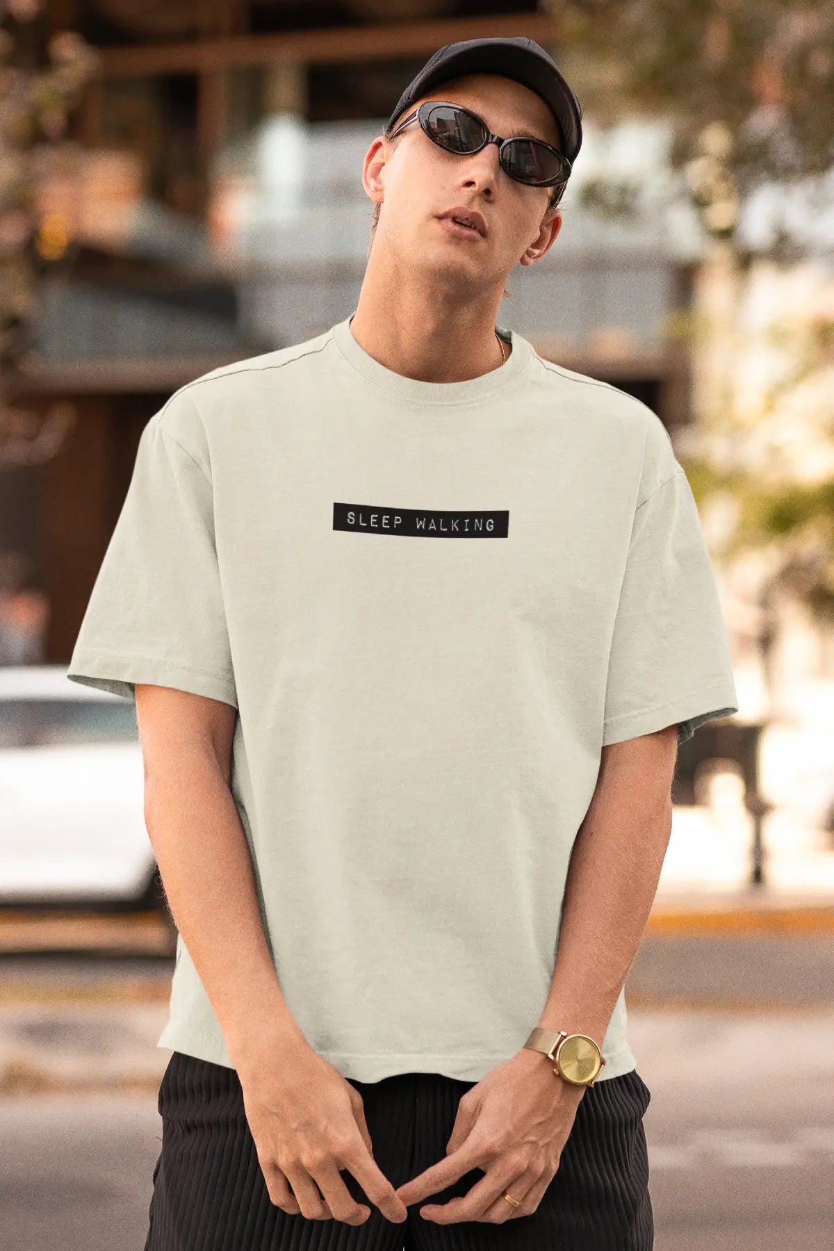 Oversized T-Shirt: Sleep Walking