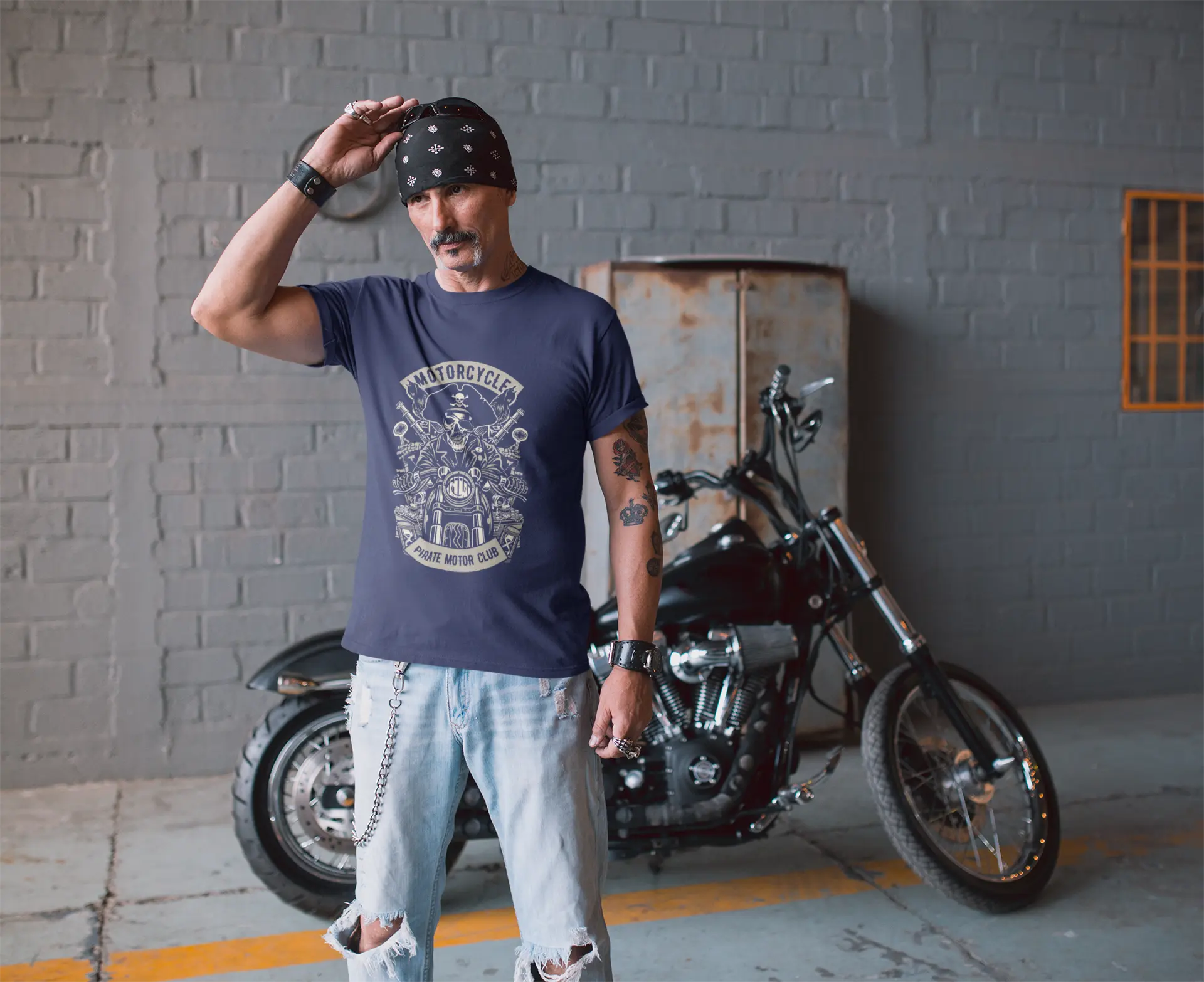 REGULAR FIT T-SHIRT PIRATE RIDER