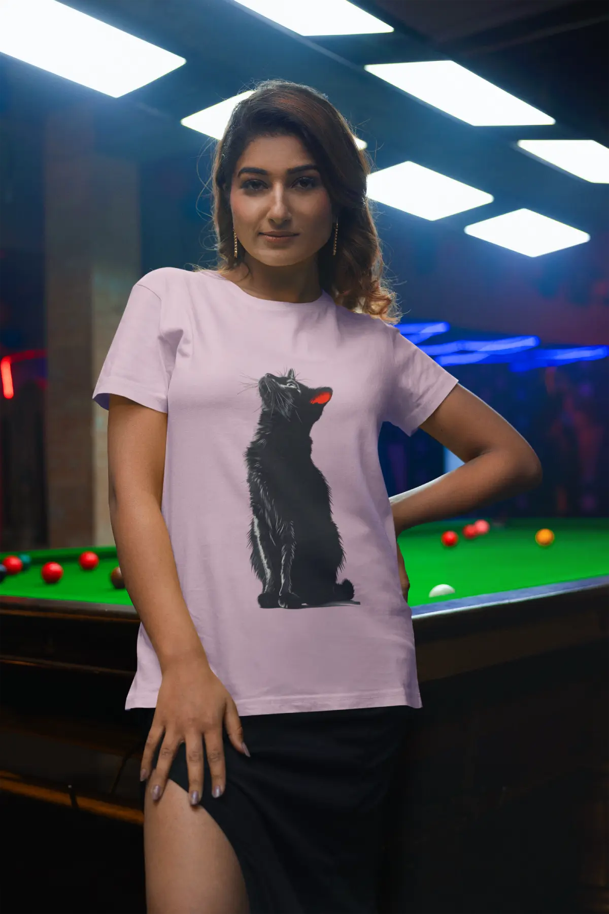 Regular fit T-shirt: CATTY